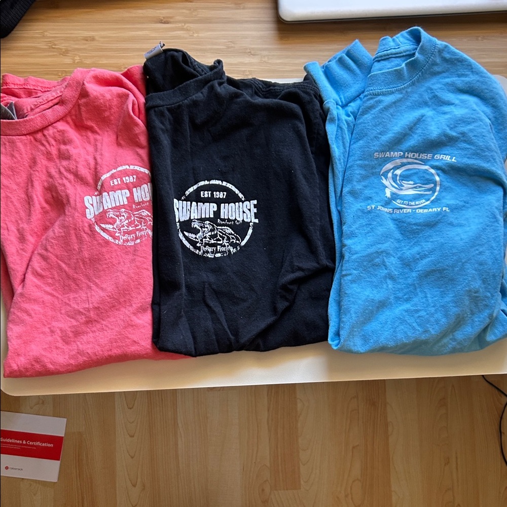 Set of 3 vintage Swamp House Tees